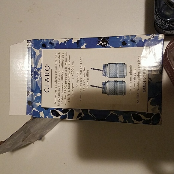 Claro goldfingdr  26oz mason jar straw glasses - Picture 2 of 2